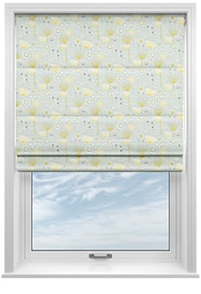 Bergen, Grey - Twist&Fit Roman Blind